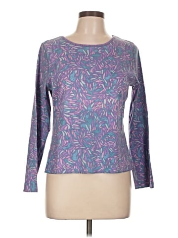 So Blue Sigrid Olsen Long Sleeve T-Shirt (view 1)