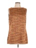 Coldwater Creek Brown Sleeveless Top Size L - photo 1
