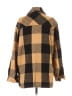 Lucky Brand 100% Cotton Plaid Brown Coat Size XS - photo 2