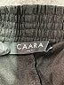 CAARA 100% Linen Solid Black Athletic Shorts Size L - photo 3