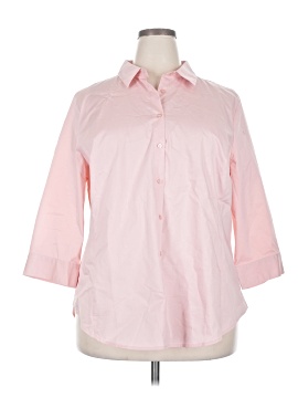 Worthington 3/4 Sleeve Button Down Shirt