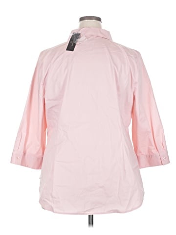 Worthington 3/4 Sleeve Button-Down Shirt (view 2)