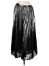 Banana Republic 100% Polyester Metallic Black Formal Skirt Size 6 - photo 2