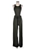 Made With Love Solid Green Jumpsuit Size S - photo 1