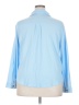 Martha Stewart Color Block Blue Long Sleeve Blouse Size XXL - photo 2