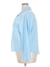 Martha Stewart Color Block Blue Long Sleeve Blouse Size XXL - photo 5
