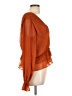 Ryegrass 100% Polyester Orange 3/4 Sleeve Blouse Size 10 - photo 4