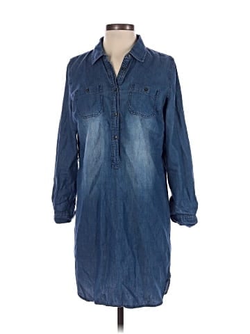 Faded Glory 3/4 Sleeve Button-Down Shirt (view 1)