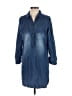Faded Glory Blue 3/4 Sleeve Button-Down Shirt Size S - photo 1
