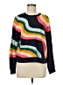 Marine Layer 100% Cotton Color Block Teal Pullover Sweater Size M - photo 1