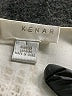 Kenar 100% Polyester Metallic Ivory Long Sleeve Blouse Size L - photo 7