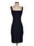 Aqua 100% Polyester Solid Black Cocktail Dress Size S - photo 1
