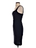 Aqua 100% Polyester Solid Black Cocktail Dress Size S - photo 5