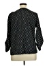 Adrienne Vittadini Polka Dots Black 3/4 Sleeve Blouse Size XL - photo 2