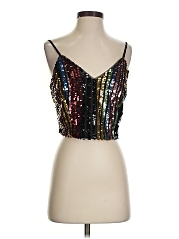 Aqua Sleeveless Top (view 1)