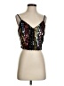 Aqua 100% Polyester Black Sleeveless Top Size S - photo 1