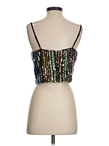 Aqua Sleeveless Top (view 2)