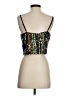 Aqua 100% Polyester Black Sleeveless Top Size S - photo 2