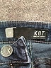 Kut from the Kloth Solid Blue Jeans Size 2 (petite) - photo 7