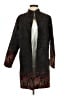 Coldwater Creek Paisley Black Coat Size S (petite) - photo 1