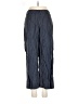 Club Monaco Stripes Blue Casual Pants Size 6 - photo 2