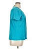 Jaclyn Smith Teal Short Sleeve Top Size XL - photo 4
