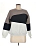 Unbranded 100% Polyester Color Block Gray Pullover Sweater Size M - photo 1