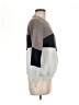 Unbranded 100% Polyester Color Block Gray Pullover Sweater Size M - photo 4