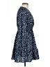 J.ING 100% Polyester Polka Dots Blue Casual Dress Size L - photo 4