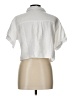 Love Notes White Short Sleeve Blouse Size L - photo 2