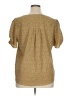 Maison d' Amelie Gold Short Sleeve Blouse Size XL - photo 2