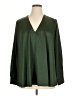 Uoozee 100% Polyester Green Long Sleeve Blouse Size XL - photo 1