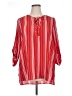 Absolutely Famous 100% Polyester Red 3/4 Sleeve Blouse Size XL - photo 1