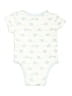 Unbranded 100% Cotton Ivory Blue Short Sleeve Onesie Size Newborn - photo 2