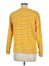 Talbots 100% Cotton Stripes Yellow Pullover Sweater Size M - photo 2