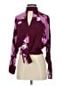 Free People Burgundy Long Sleeve Blouse Size S - photo 1