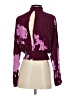 Free People Burgundy Long Sleeve Blouse Size S - photo 2