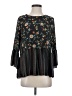 Chenault 100% Polyester Black 3/4 Sleeve Blouse Size S - photo 1