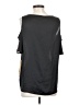 DKNY Jeans 100% Polyester Gray Short Sleeve Blouse Size XS - photo 2