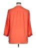 Vince Camuto 100% Polyester Orange 3/4 Sleeve Blouse Size XL - photo 2