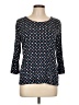 Croft & Barrow Polka Dots Black Pullover Sweater Size L - photo 1