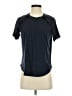 Burberry 100% Cotton Black Short Sleeve Top Size S - photo 1