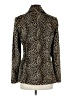Heart Soul 100% Polyester Animal Print Gold Blazer Size M - photo 2