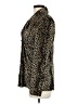 Heart Soul 100% Polyester Animal Print Gold Blazer Size M - photo 5