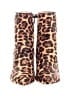 J.Crew Animal Print Brown Ankle Boots Size 8 - photo 2