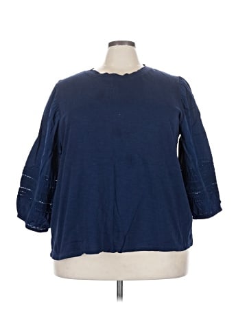 St. John's Bay 3/4 Sleeve Top (view 1)
