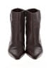Naturalizer 100% Leather Brown Ankle Boots Size 6 - photo 2