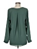 Belle + Sky 100% Polyester Green Long Sleeve Blouse Size M - photo 2
