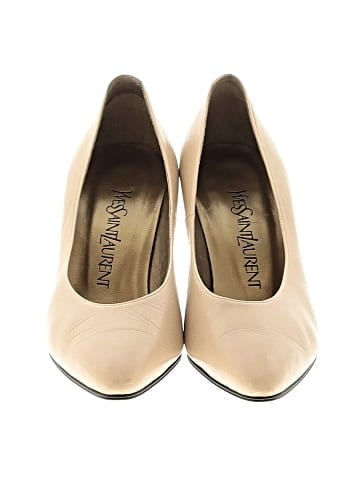 Yves Saint Laurent Vintage Almond Pumps  (view 2)