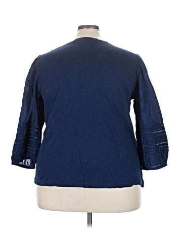 St. John's Bay 3/4 Sleeve Top (view 2)